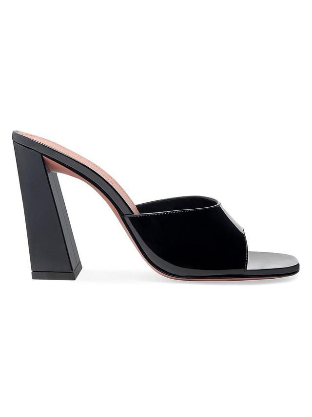 Womens Brigitte 95MM Patent Leather Mules Product Image