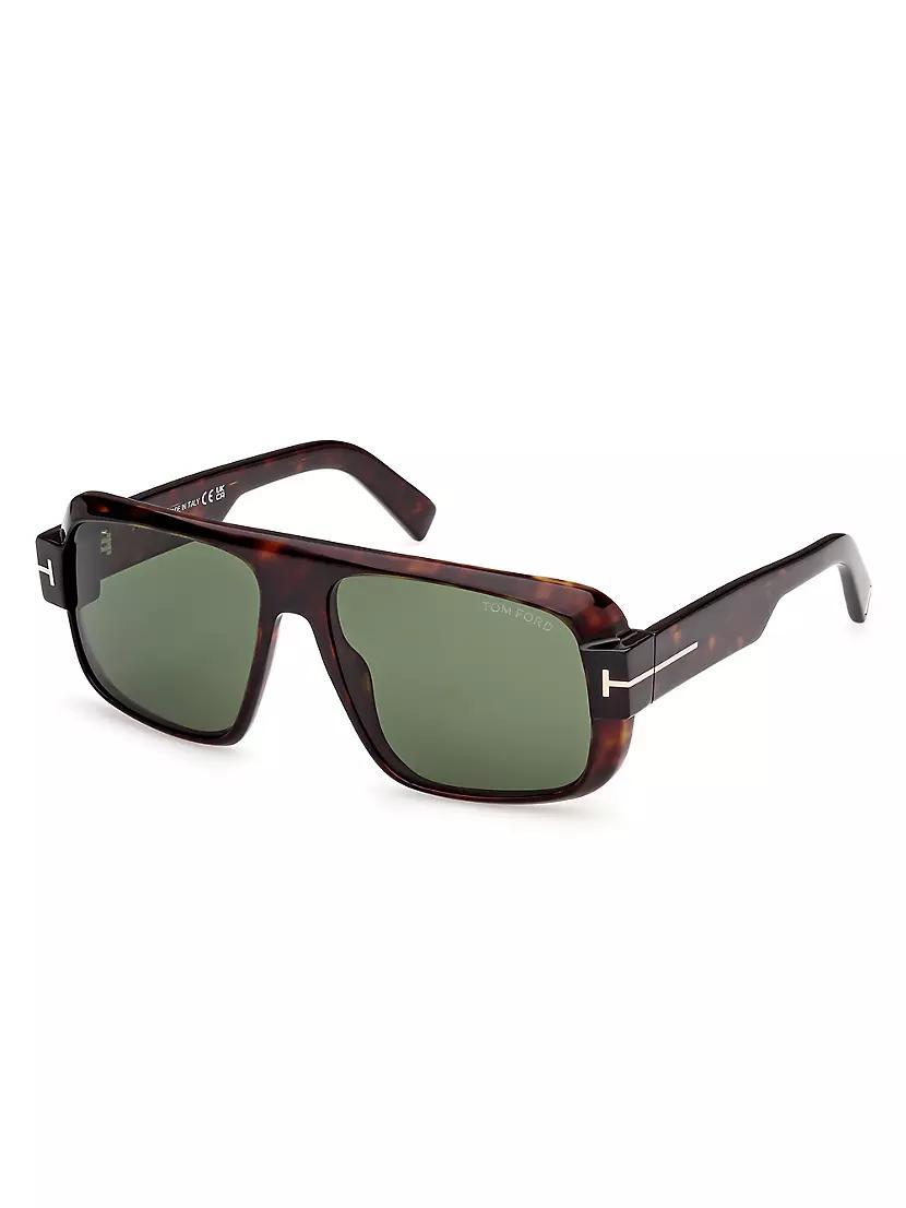 Mens Turner 58MM Navigator Sunglasses Product Image