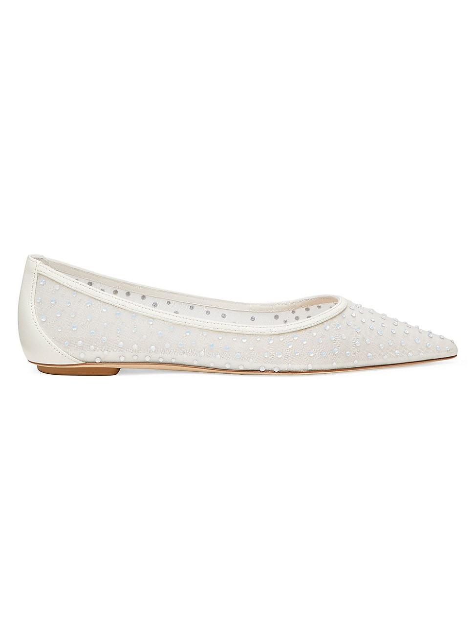 Womens Emilia Mesh & Leather Flats product image