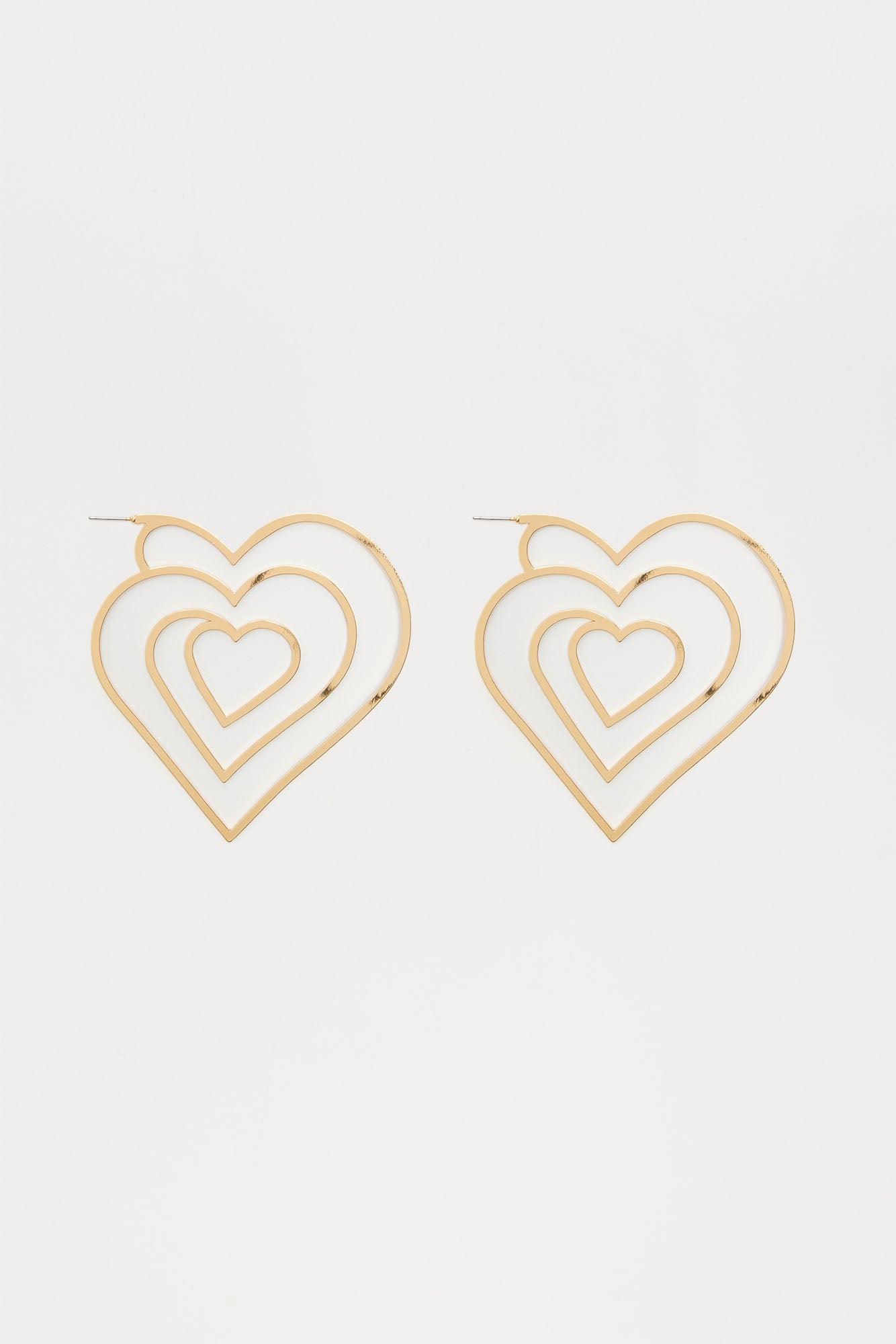 All Swirled Up Earrings  - Gold Product Image