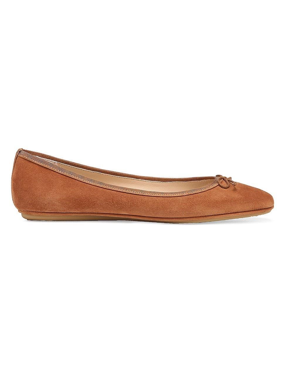 Veronica Beard Womens Beatrix Slip On Bow Ballet Flats Product Image