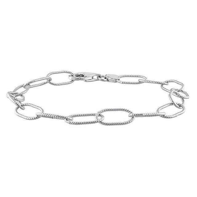 Stella Grace Sterling Silver 6.5 mm Twisted Rolo Chain Bracelet, Womens Product Image