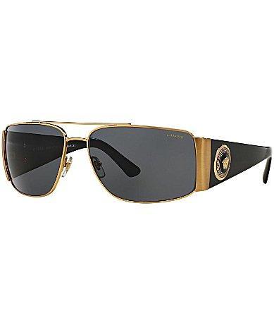 Versace Mens Ve2163 63mm Polarized Rectangle Sunglasses Product Image