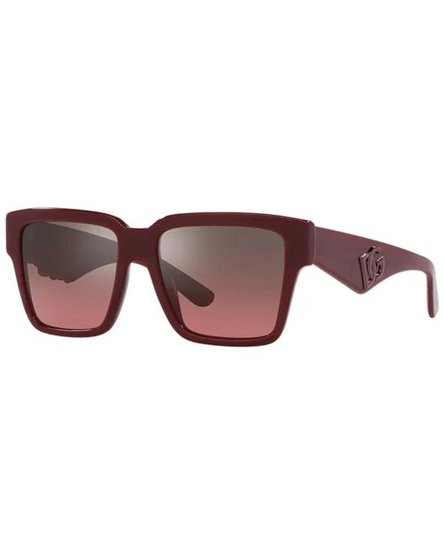 Women's Dg4436 55mm Sunglasses In Red Product Image