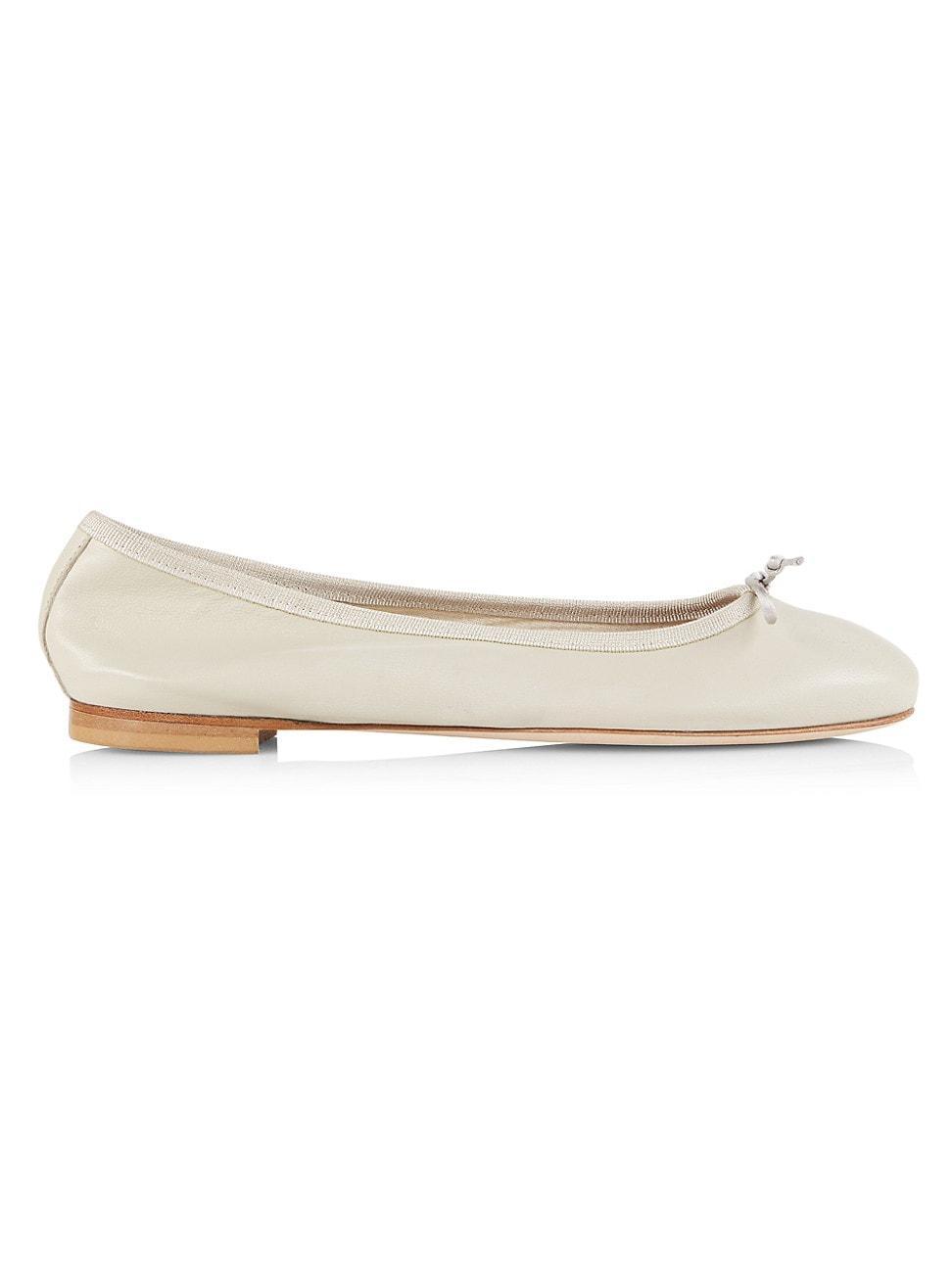 Womens COLLECTION Leather Ballet Flats product image