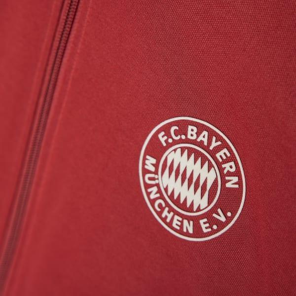 adidas FC Bayern Track Top Mystery Red L Mens Product Image