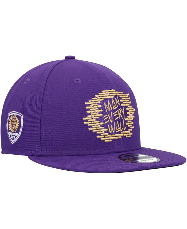 Mens New Era Purple Orlando City SC Jersey Hook 9FIFTY Snapback Hat Product Image