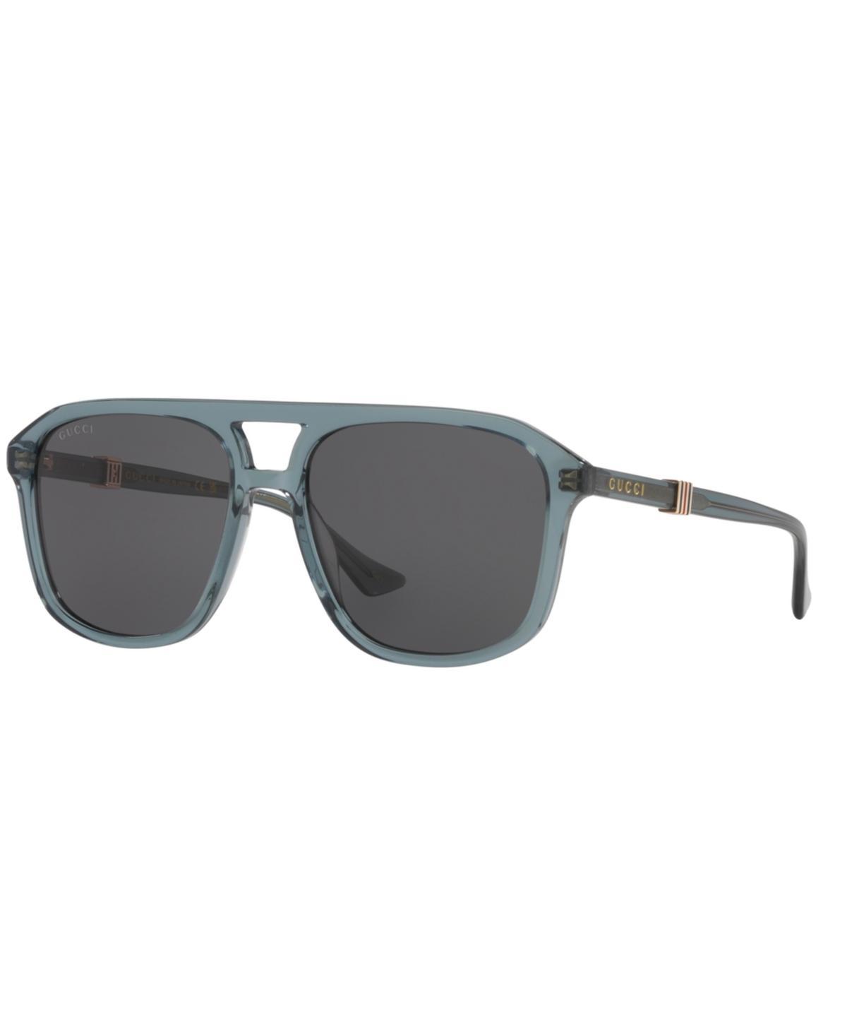 Gucci Mens Running Web 57mm Aviator Sunglasses Product Image