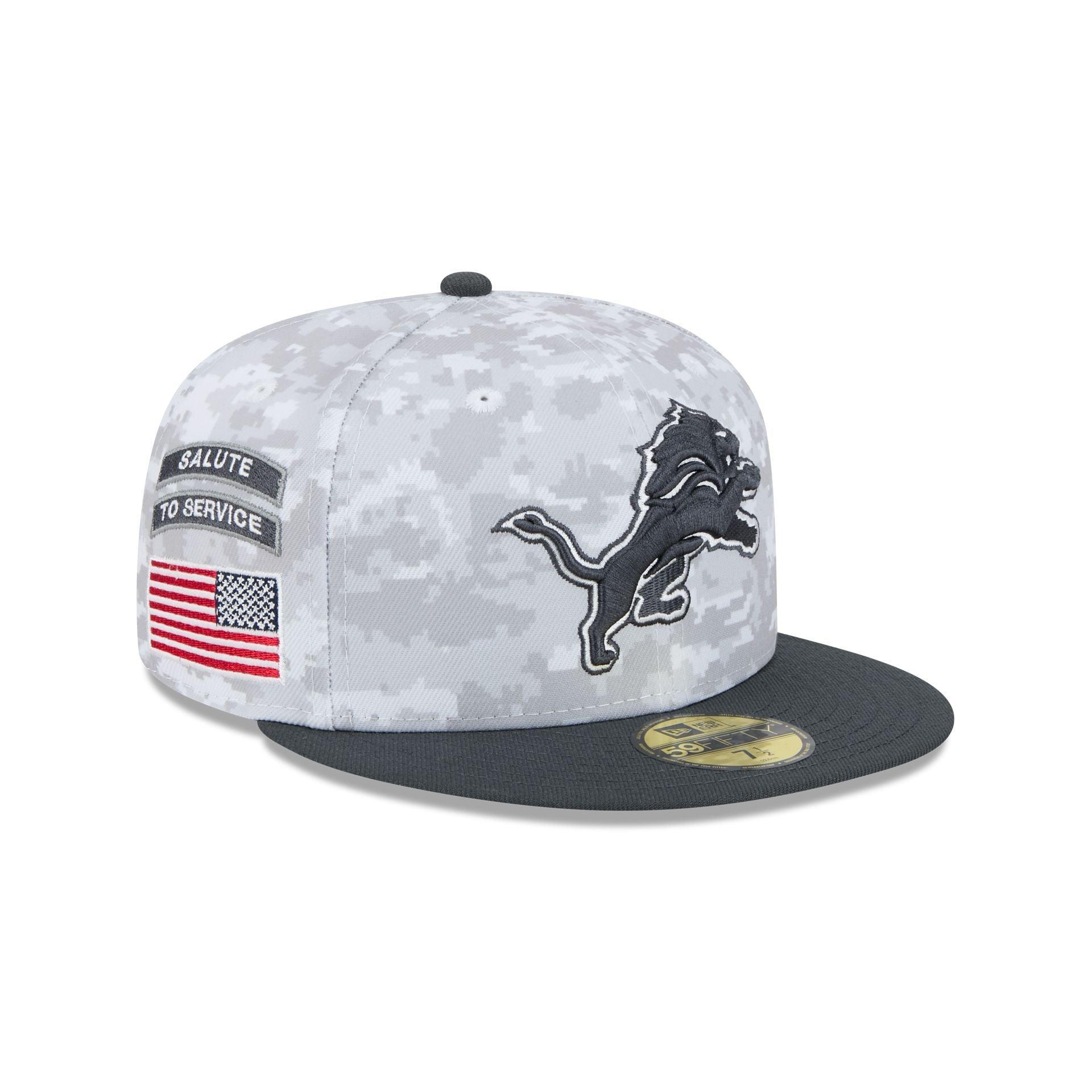 Detroit Lions 2024 Salute to Service 59FIFTY Fitted Hat Male Product Image