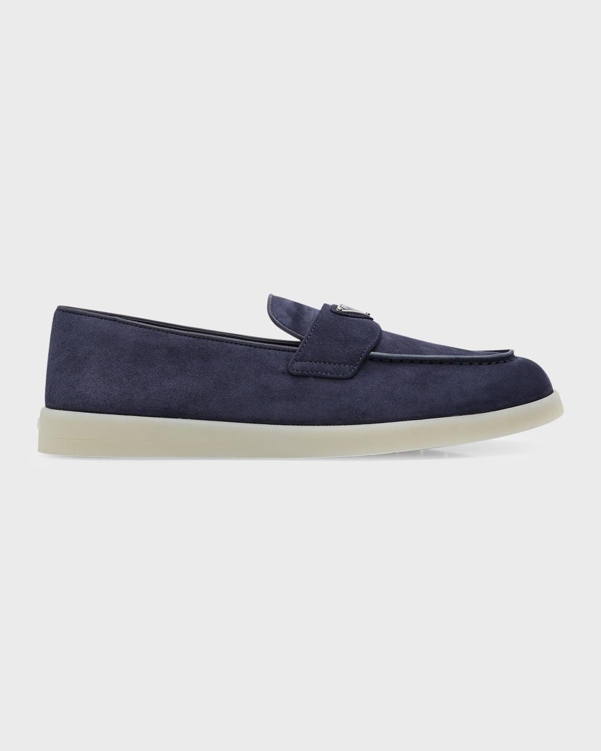 Prada Saint Tropez Suede Loafer Product Image