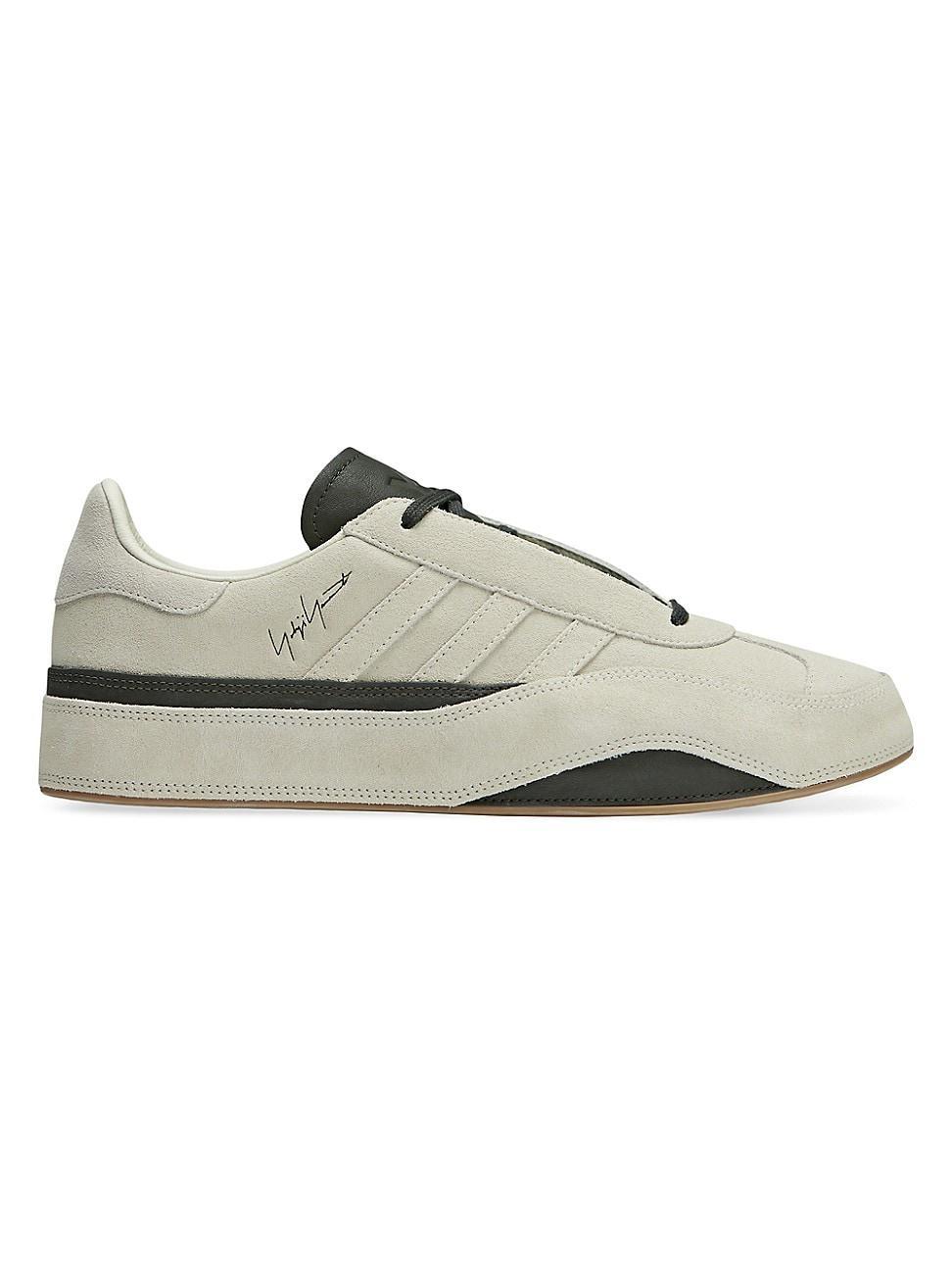 Mens Unisex Y-3 Gazelle Leather Sneakers Product Image