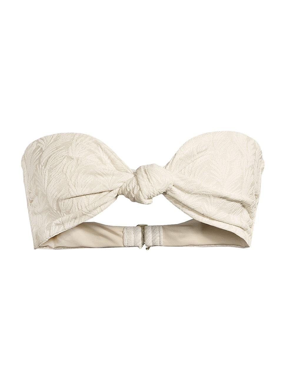 Womens Marina Knotted Bandeau Bikini Top Product Image