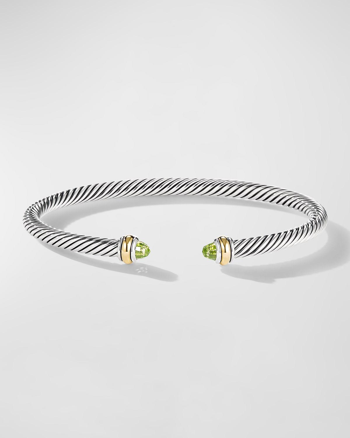 Womens Cable Classics Color Bracelet with 18K Yellow Gold Product Image