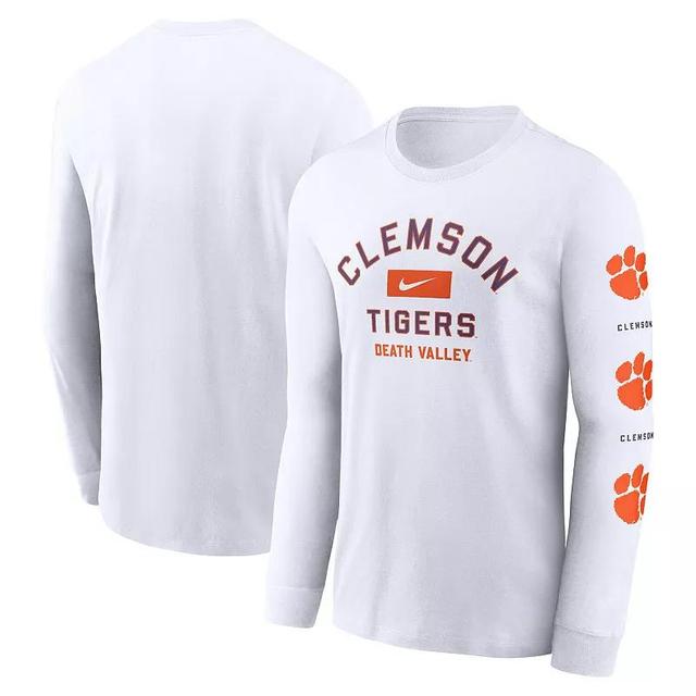 Mens Nike Clemson Tigers Primetime Classic Location Long Sleeve T-Shirt Product Image