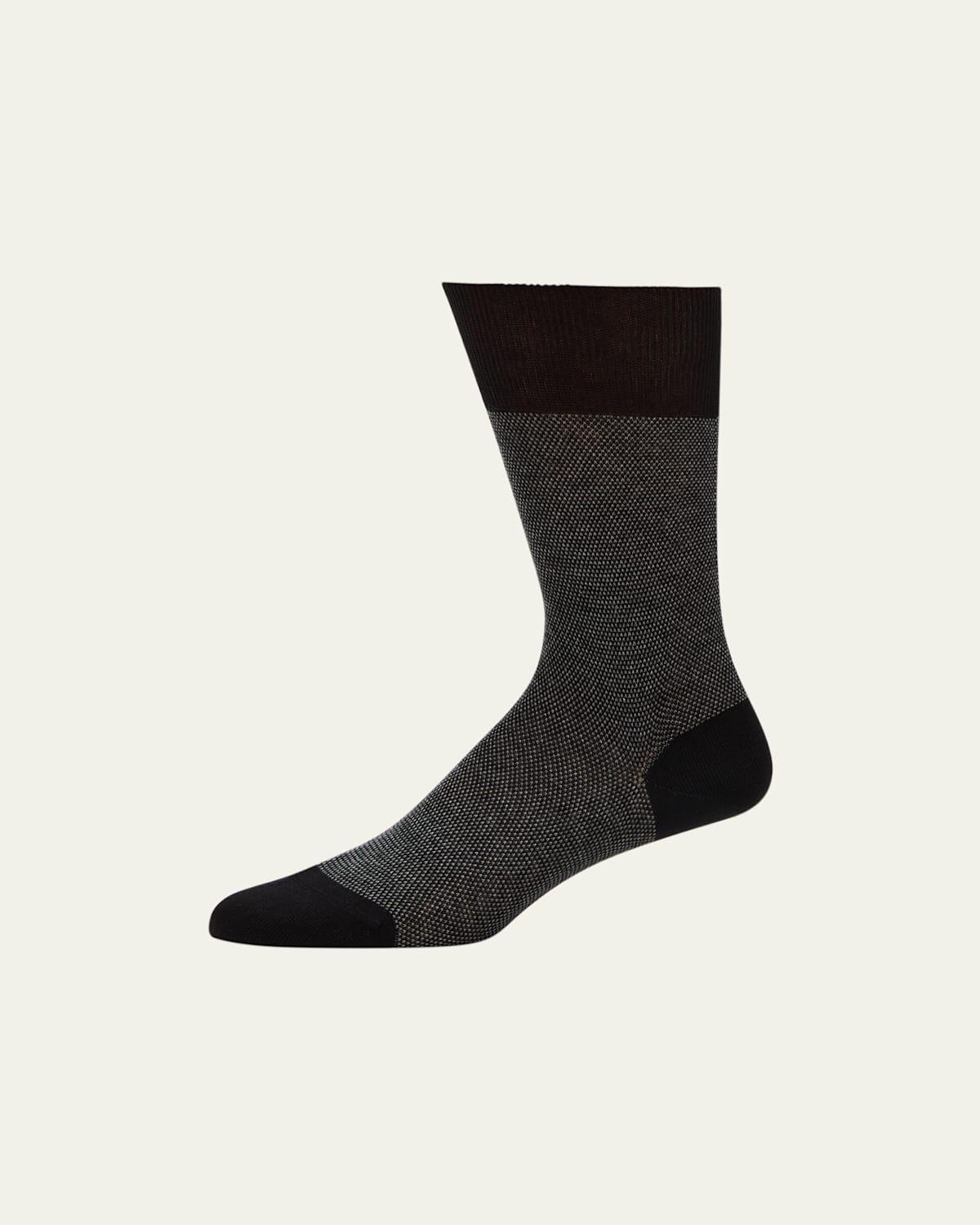 Mens Cotton-Cashmere Blend Crew Socks Product Image