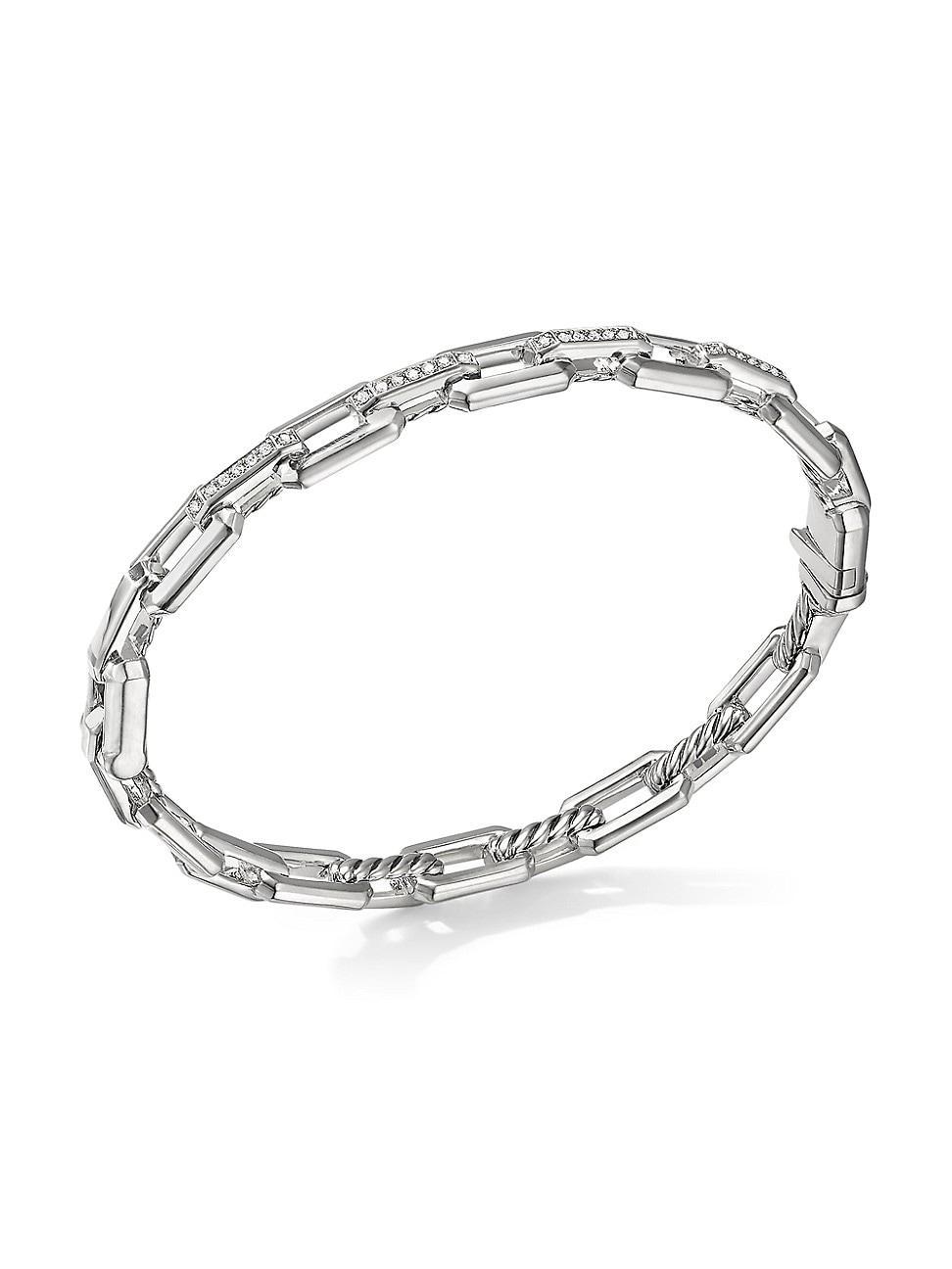 Womens Stax Pav Chain Link Bracelet Product Image