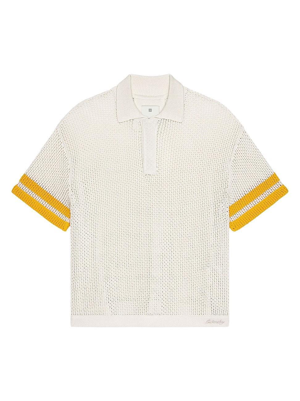 Mens Polo in Crochet Product Image