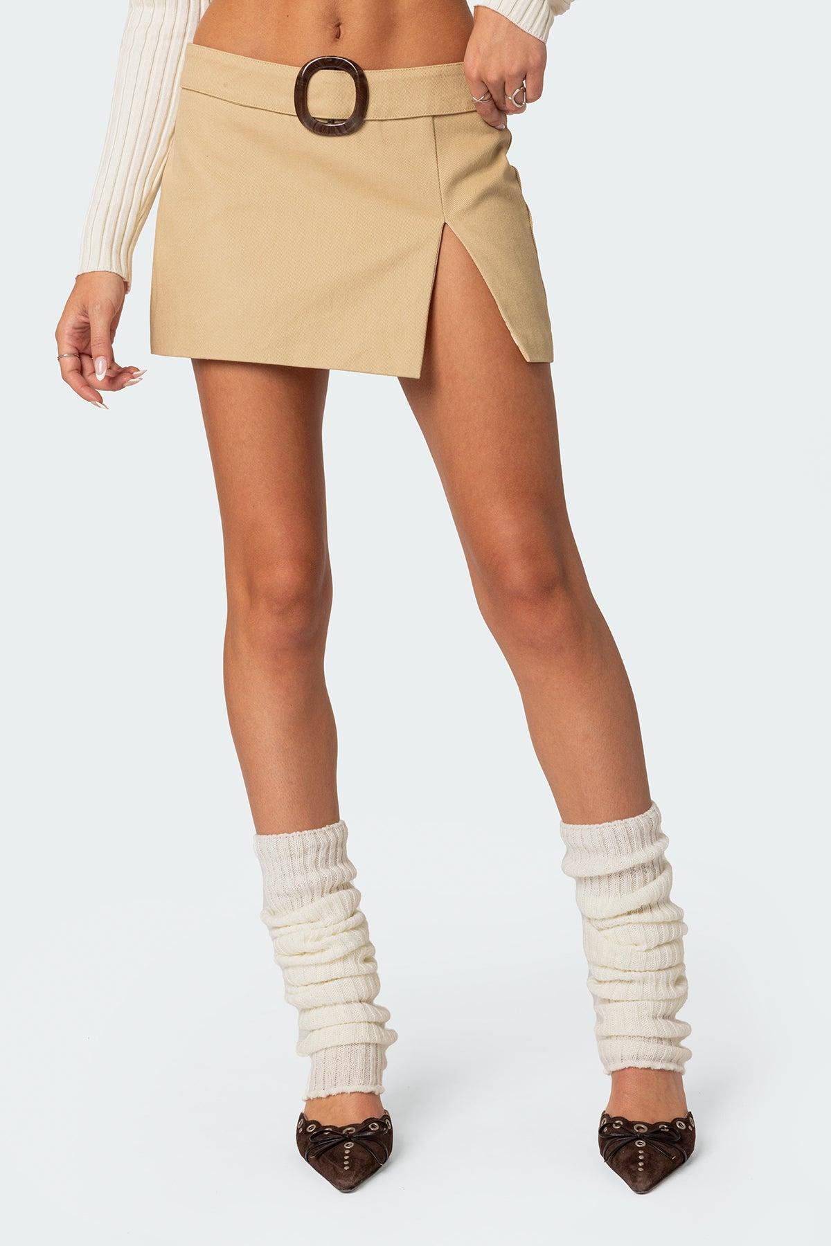 Ryder Belted Mini Skirt Product Image