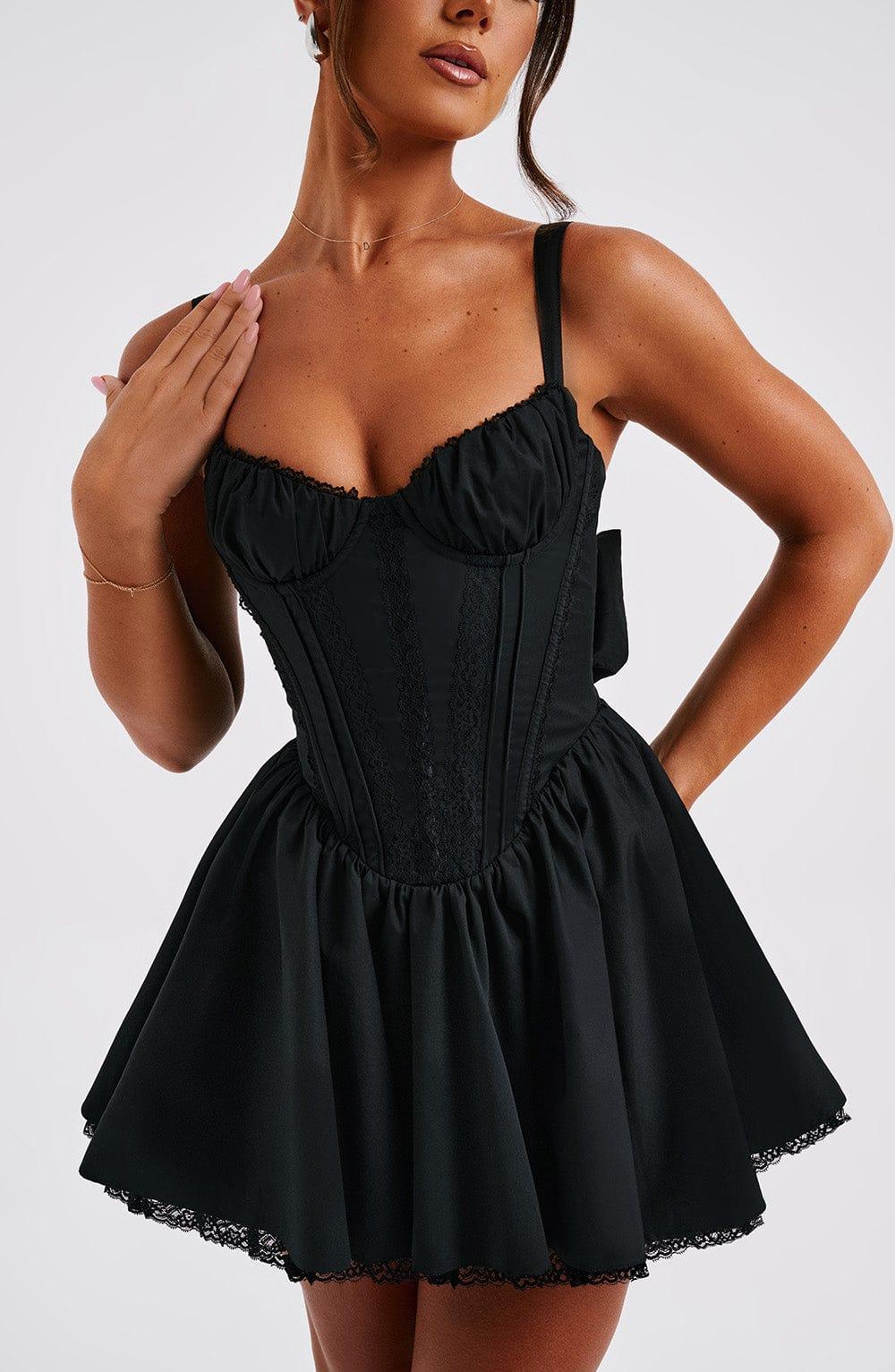 Josie Mini Dress - Black Product Image