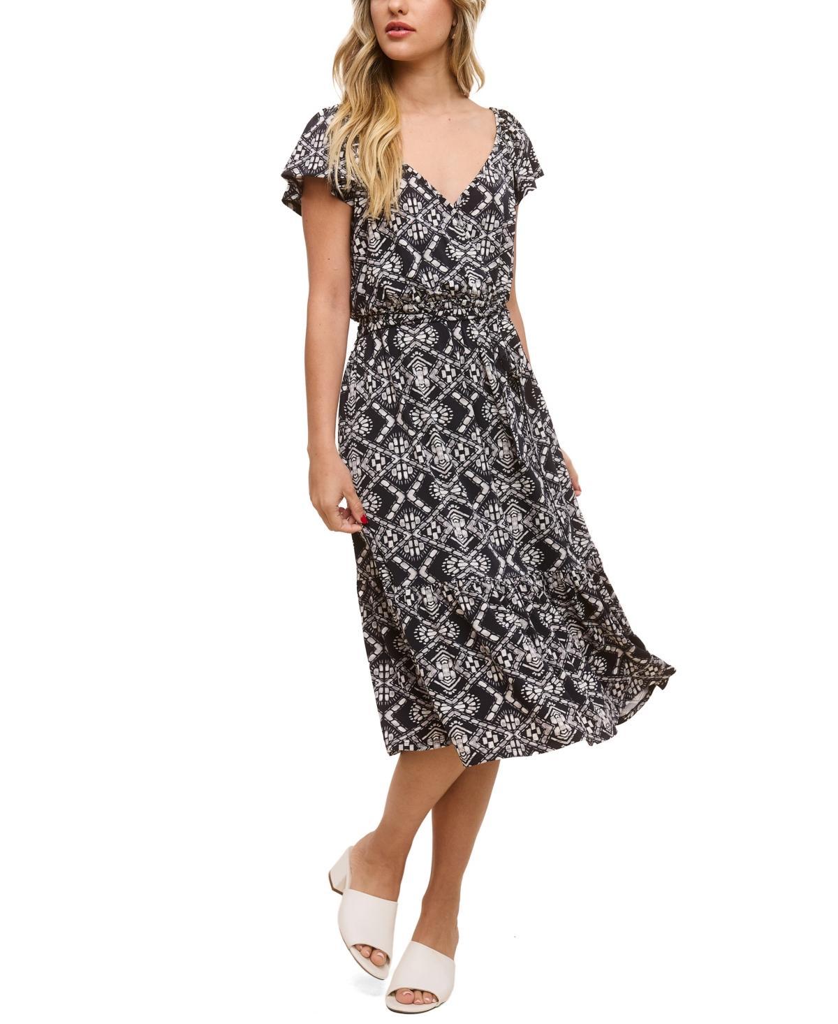 John Paul Richard Womens Printed Matte Jersey Dress Product Image