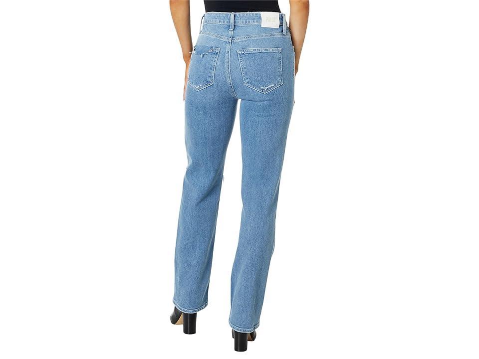 Paige Stella Straight 31 Seamed Beltloops in Fascinate Destructed (Fascinate Destructed) Women's Jeans Product Image