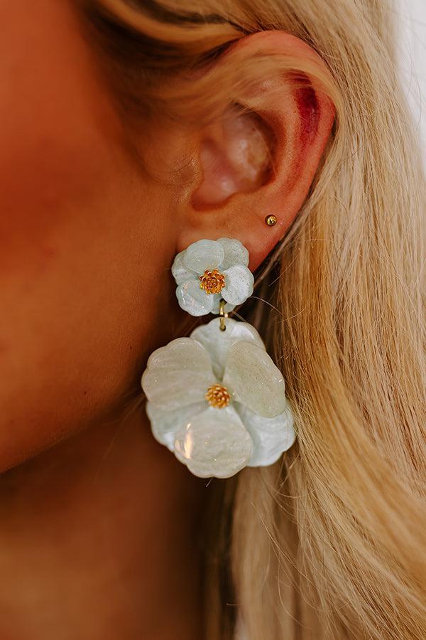 Seaside Glisten Earrings In Mint Product Image