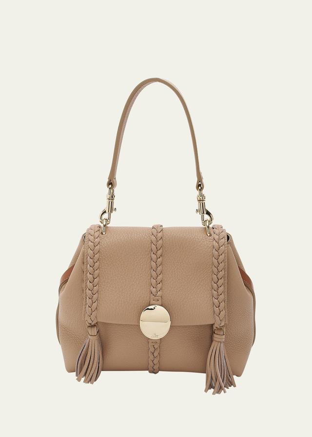 Chlo Small Penelope Leather Crossbody Satchel Product Image