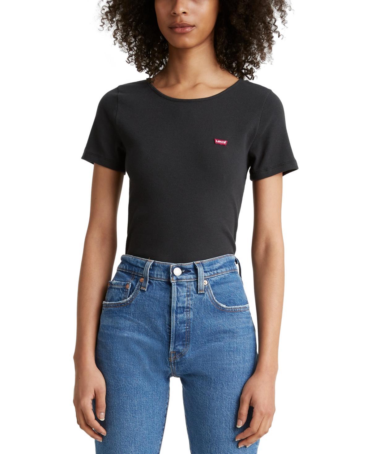 Womens Levis Honey Tee Black Product Image