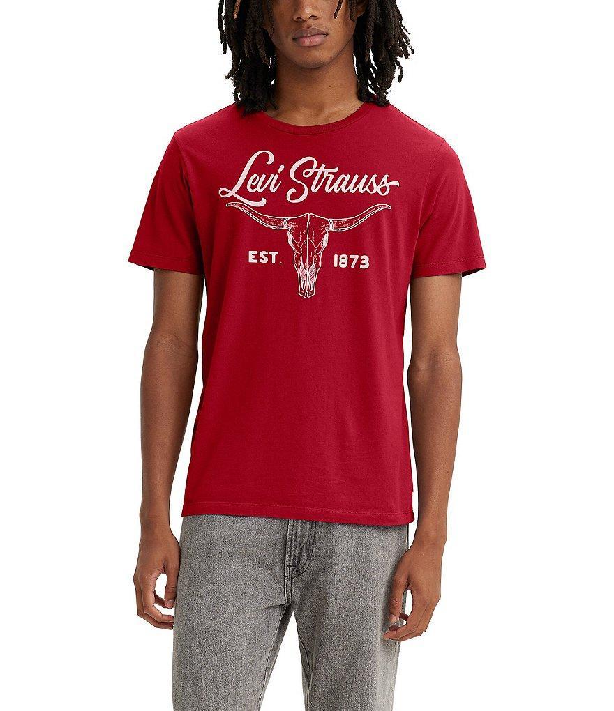 Levi's® Short Sleeve Longhorn Head Graphic T-Shirt Product Image