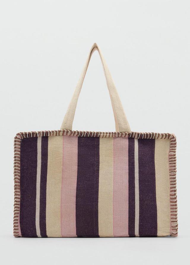 MANGO - Jute shopper bag - One size - Women Product Image