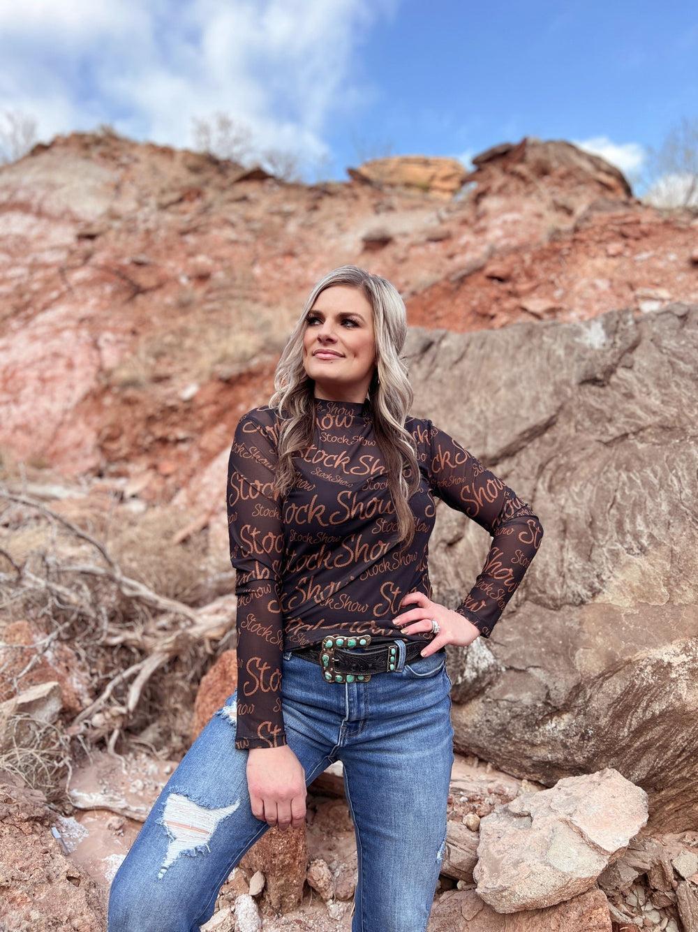 Sterling Kreek Stock Show Queen Mesh Top Product Image