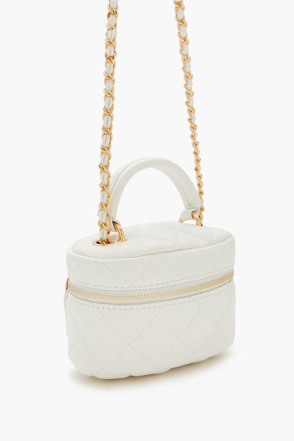 Quilted Zip-Around Crossbody Bag | Forever 21 Product Image