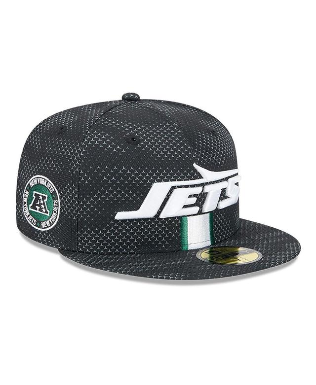 New Era Mens Black New York Jets 2024 Sideline 59FIFTY Fitted Hat Product Image