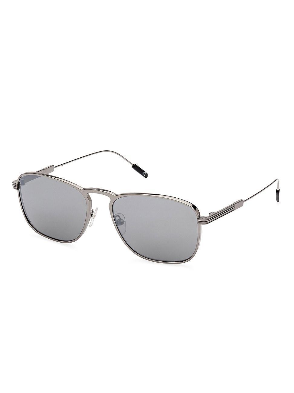 Mens Metal Round Sunglasses Product Image