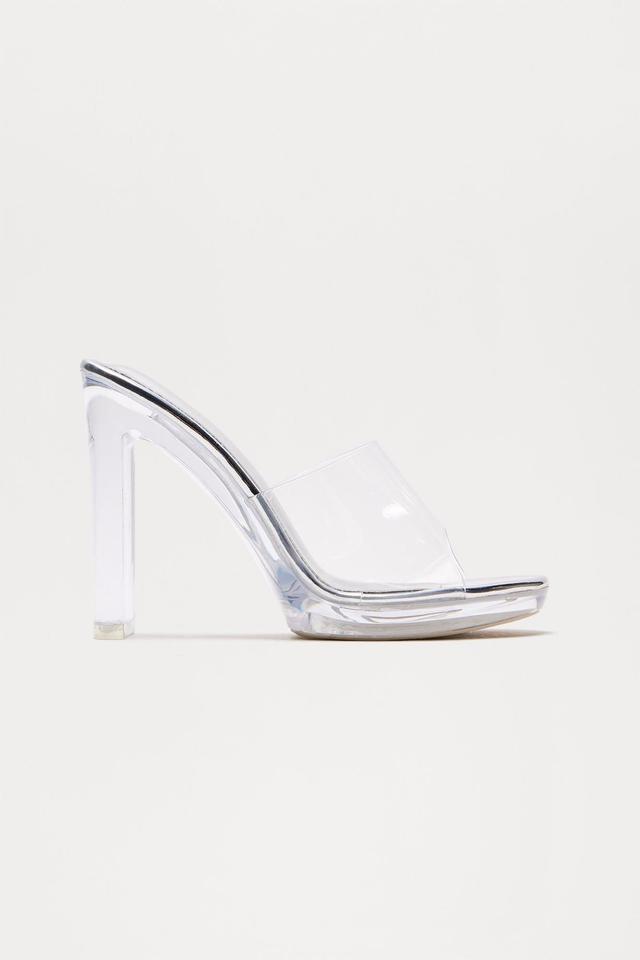 Santiago Clear Mules - Clear Product Image