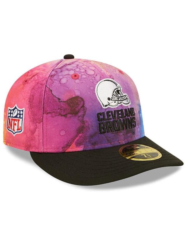 Mens New Era Pink Cleveland Browns 2022 Nfl Crucial Catch Low Profile 59FIFTY Fitted Hat - Pink Product Image