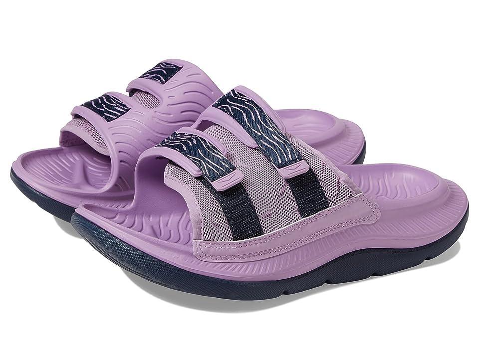 Hoka Ora Luxe (Violet Bloom/Outer Space) Sandals Product Image