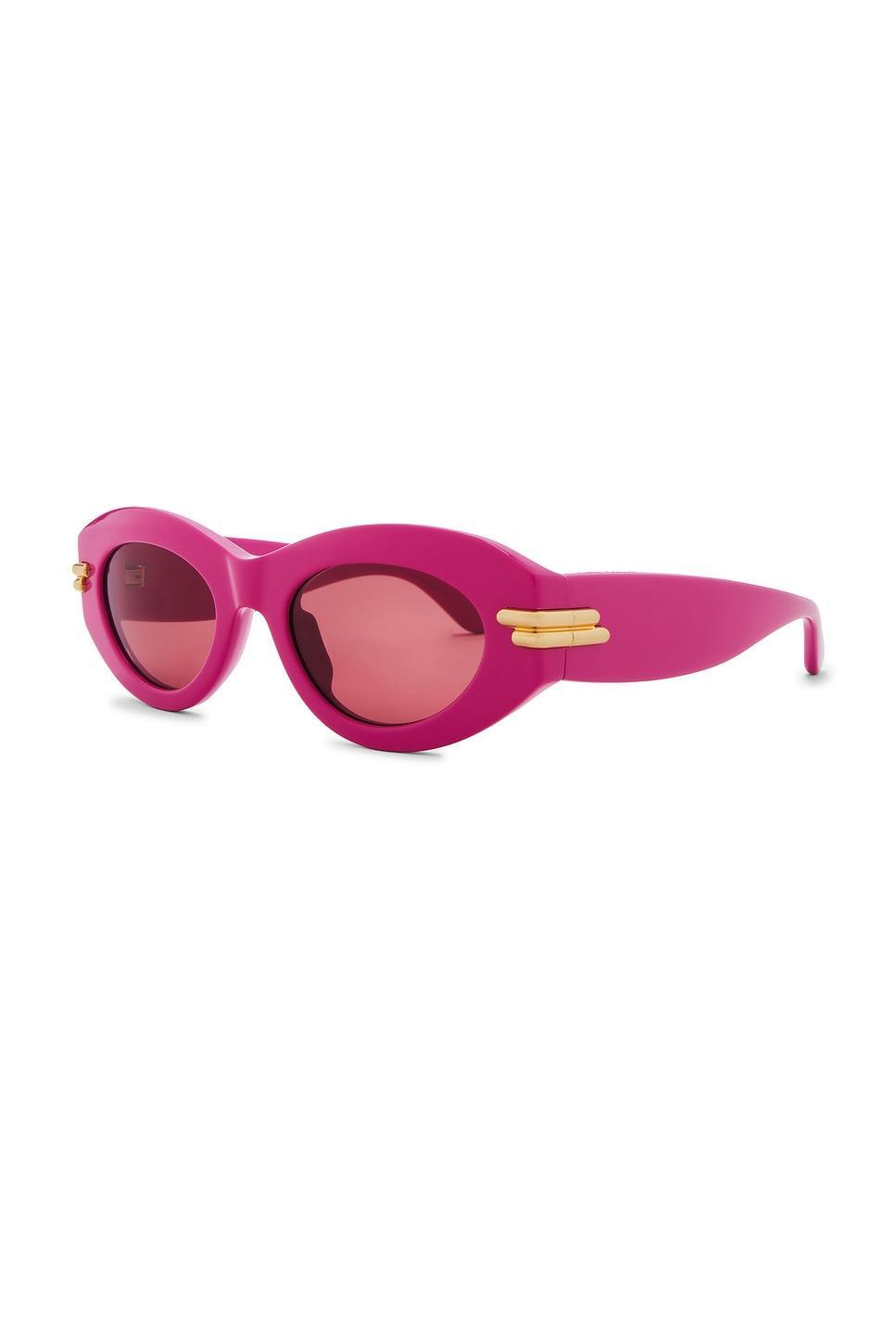 Oval Sunglasses Bottega Veneta Product Image