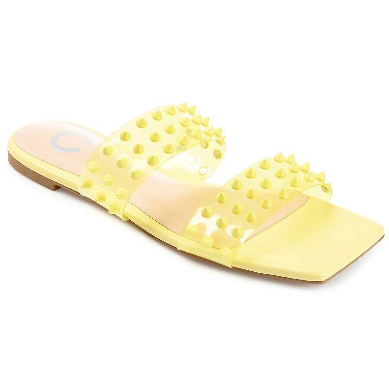 Journee Collection Womens Katari Lucite Sandals Womens Shoes Product Image