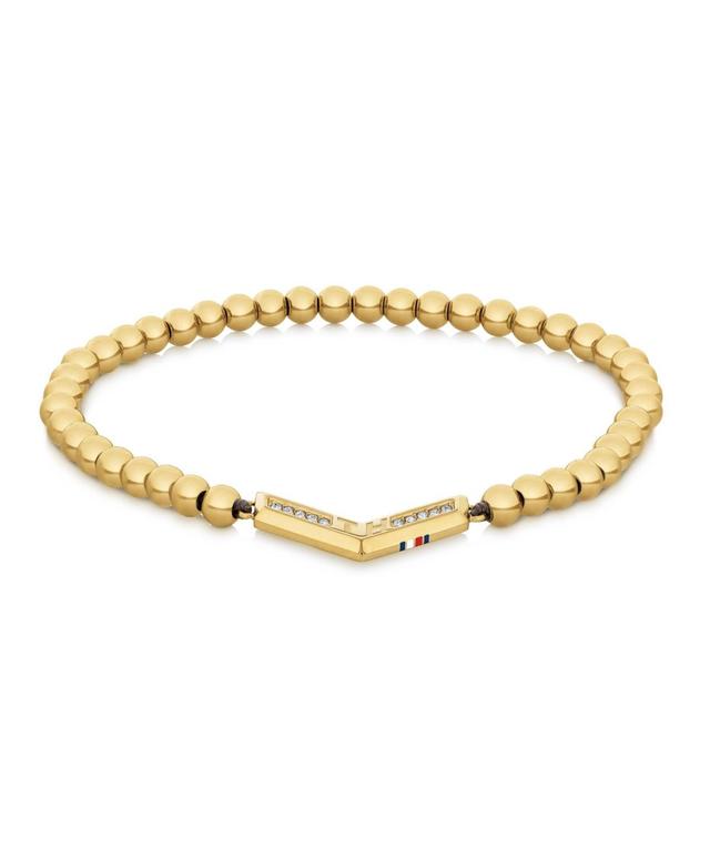 Tommy Hilfiger Womens Gold-Tone Bead Bracelet Product Image