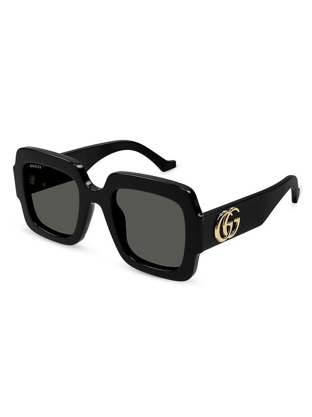 Gucci Womens GG Logo 50mm Square Sunglasses Product Image