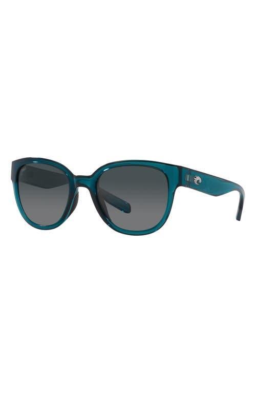 Costa Del Mar Salina 53mm Mirrored Polarized Rectangular Sunglasses Product Image