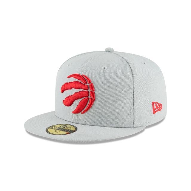 Toronto Raptors Basic Grey 59FIFTY Fitted Hat Male Product Image