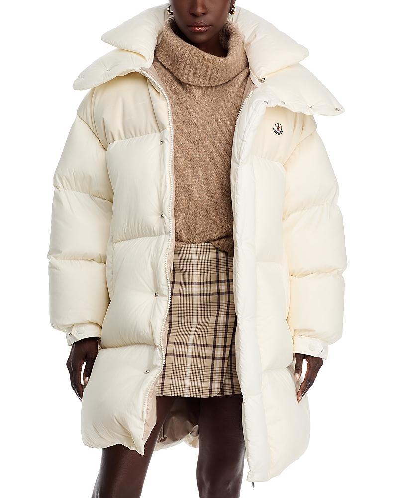 MONCLER Verone 2 Snap-front Puffer Jacket In Natural Product Image