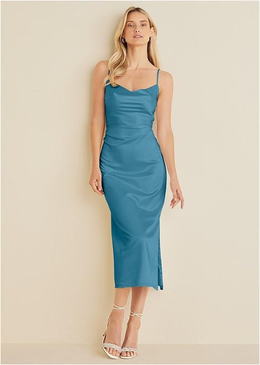 Cowl Neck Slip Dress Product Image