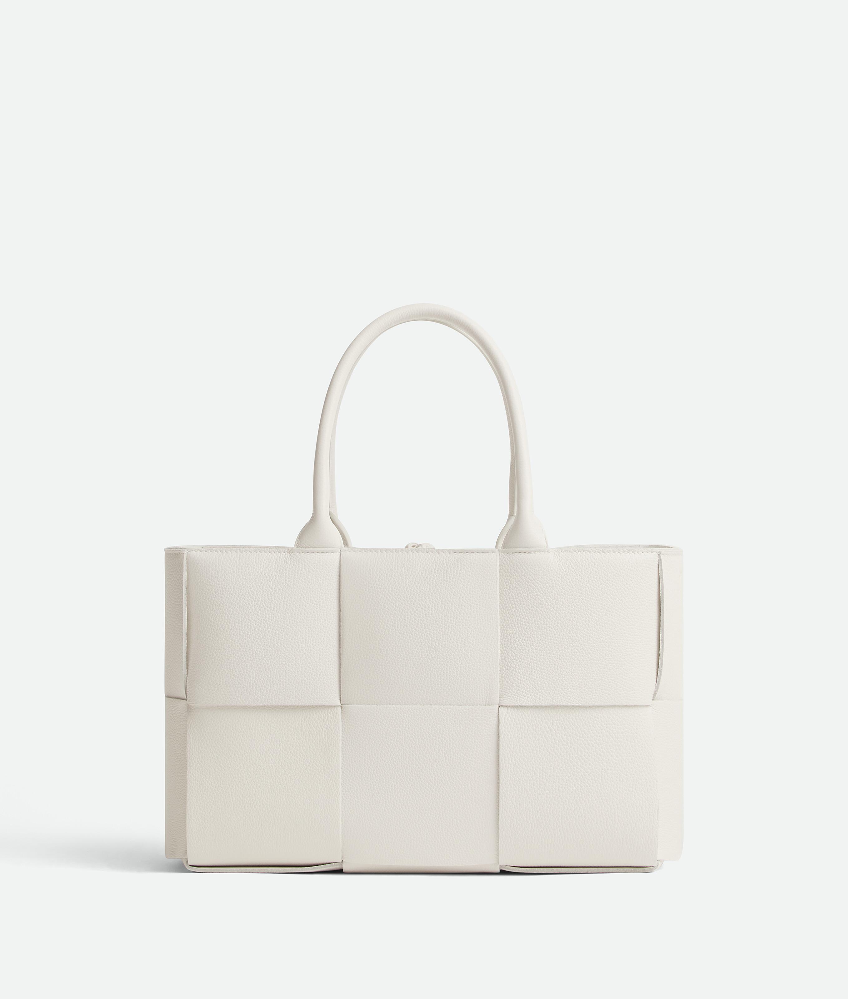 BOTTEGA VENETA Bottega  Veneta Small Arco Tote Bag In White Product Image