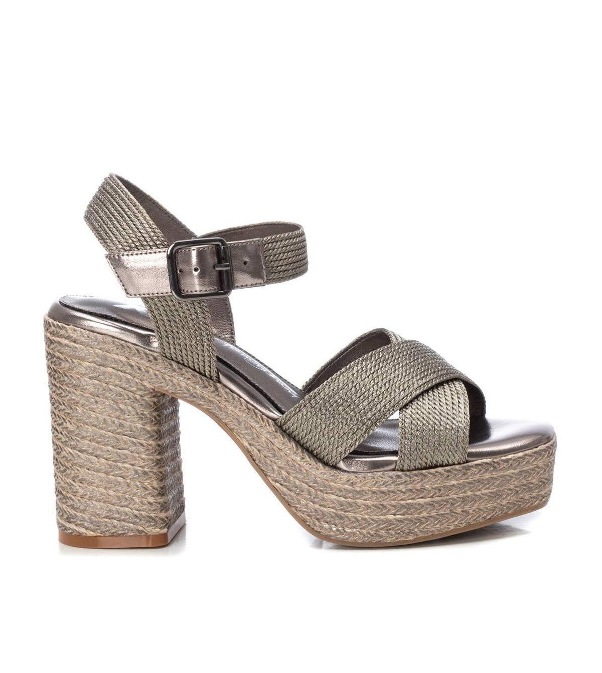 Xti Womens Heeled Jute Platform Sandals By Product Image