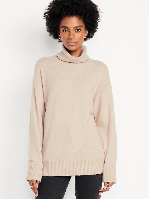 SoSoft Turtleneck Tunic Sweater Product Image