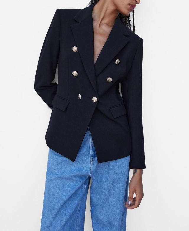 MANGO - Double-breasted blazer - M - Women Product Image