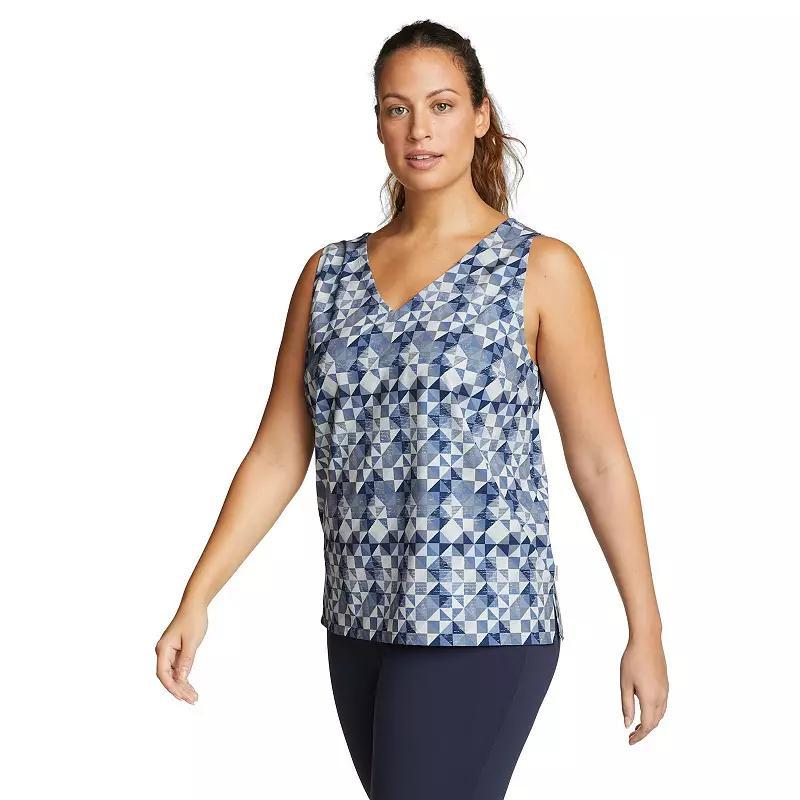 Womens Eddie Bauer Departure V-Neck Tank Top Product Image